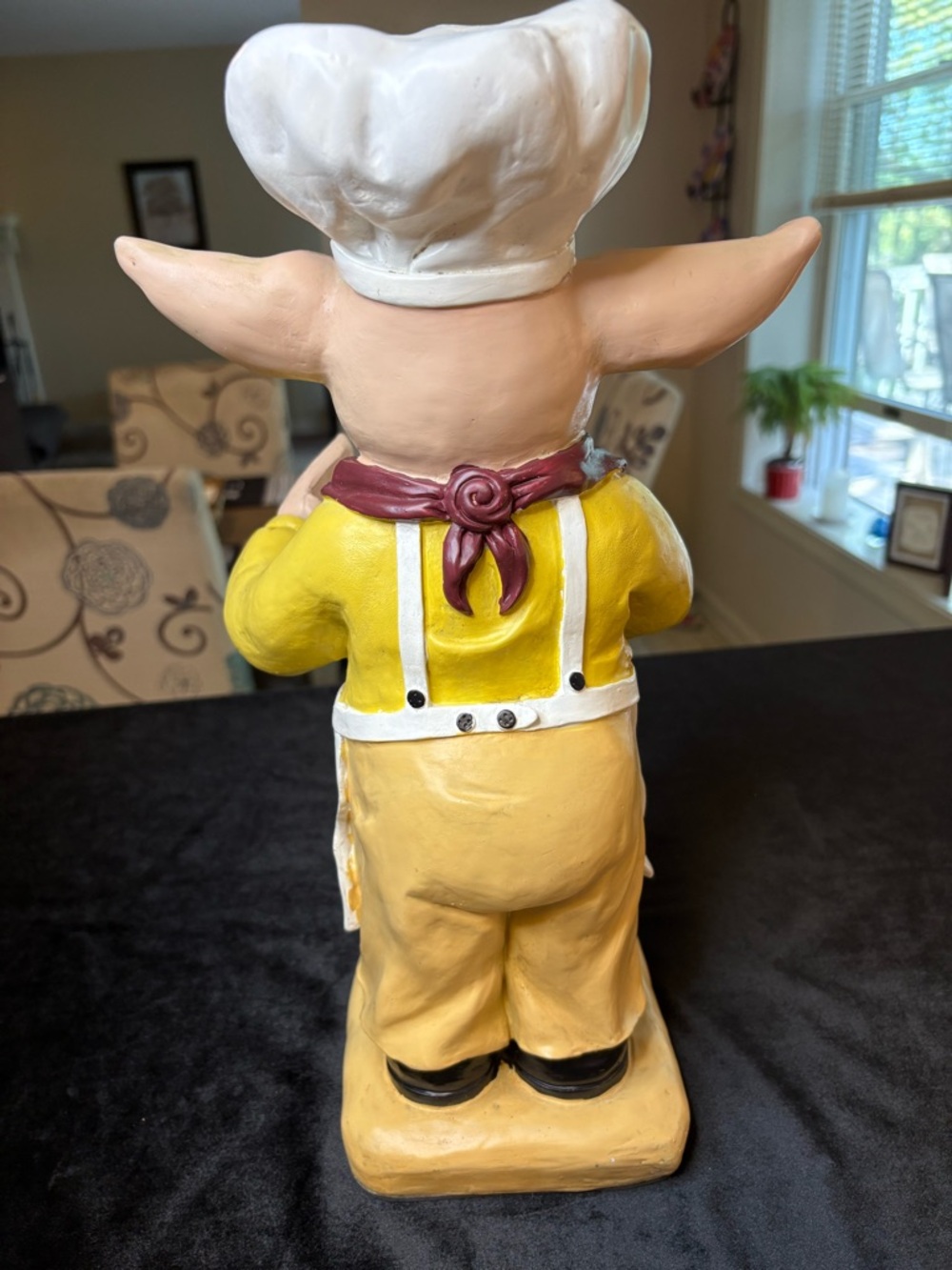 Decorative French Bistro Chef Pug Statue - Picture 6 of 11